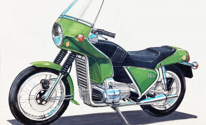 1975 GL1000 イメージスケッチ