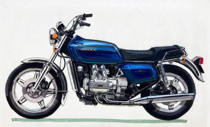 1978 GL1000 イメージスケッチ